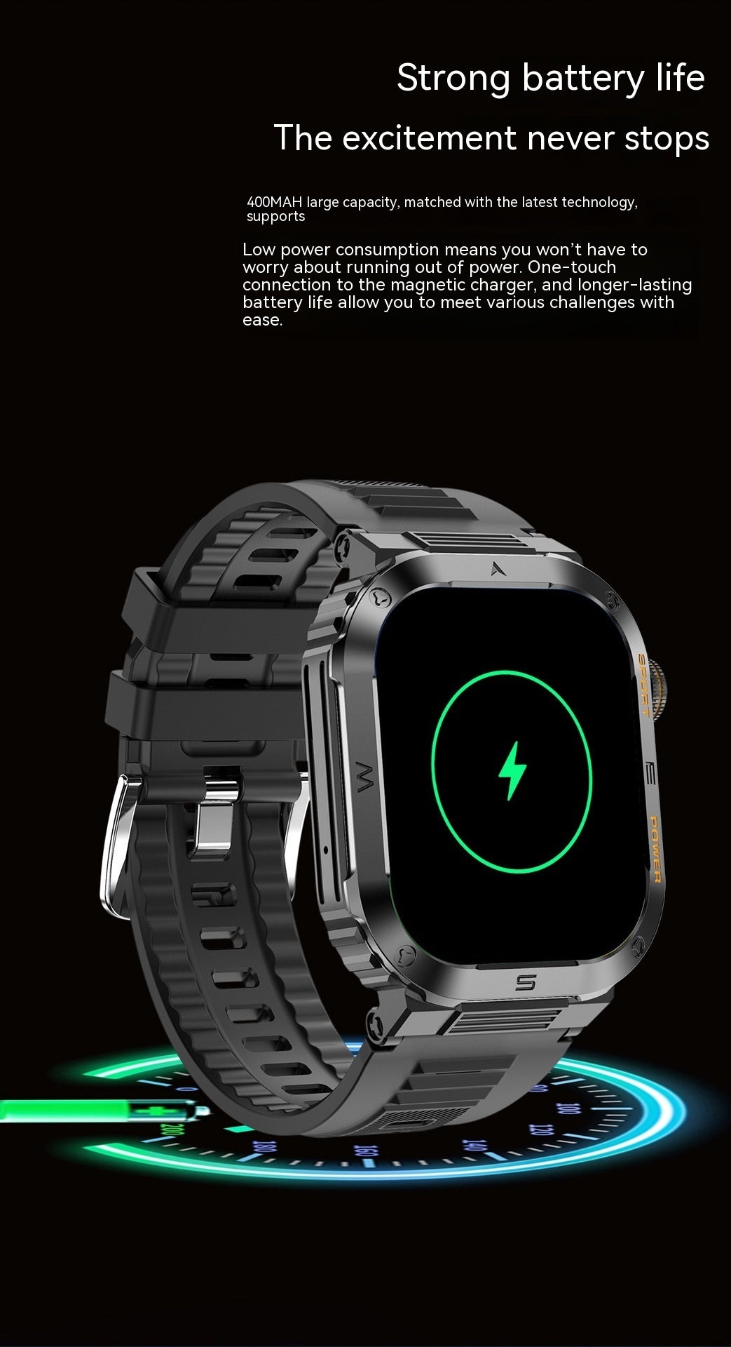 MT39 Outdoor Three-proof Sport Smart Watch