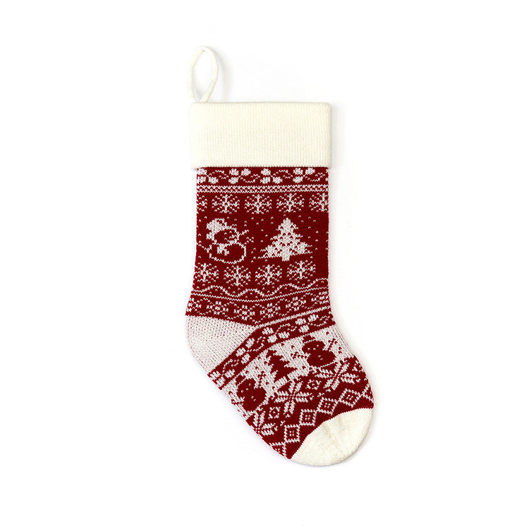 Knitted Christmas Stockings – Festive Designs Featuring Santa, Snowmen, and More