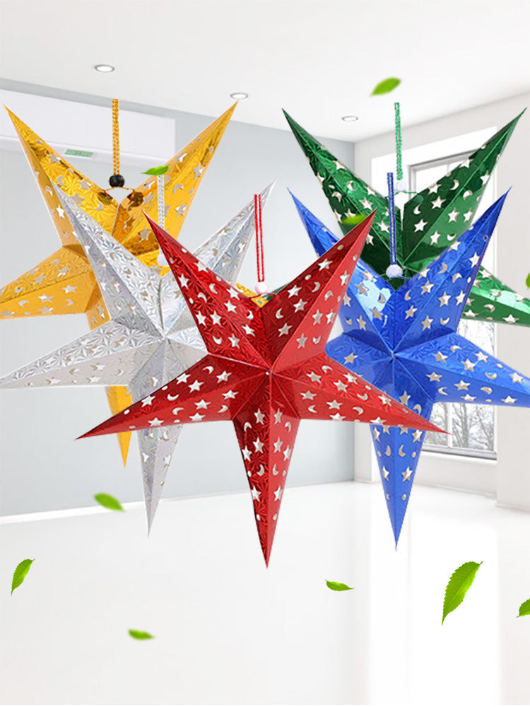 Festive Christmas Star Ornaments"