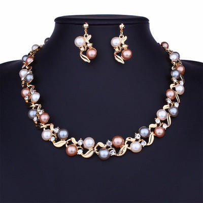 Chic Necklace and Earrings Set: Versatile Women's Jewelry