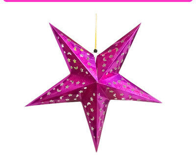 Festive Christmas Star Ornaments"