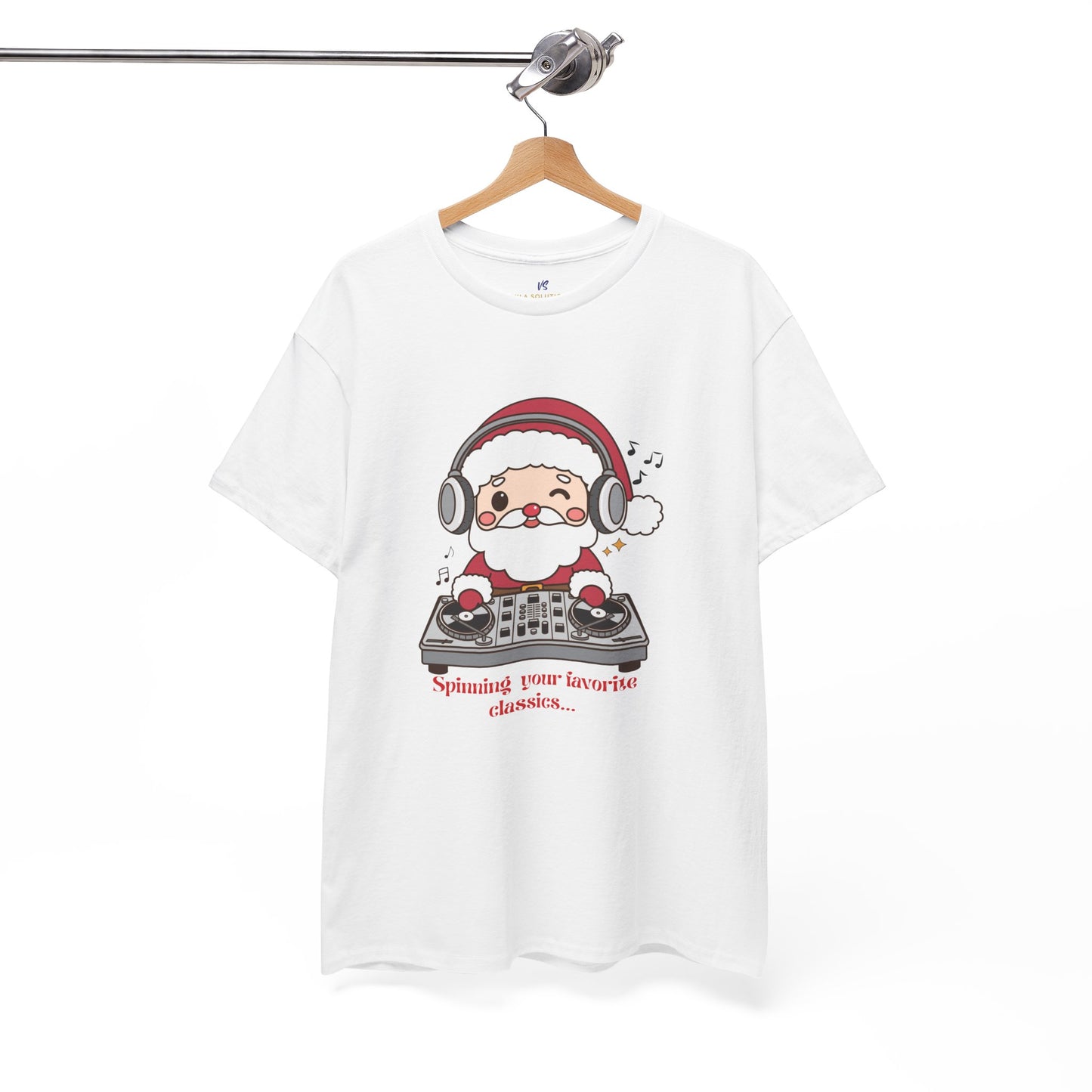 Unisex T-Shirt Heavy Cotton: VS Festive Santa Claus Top!