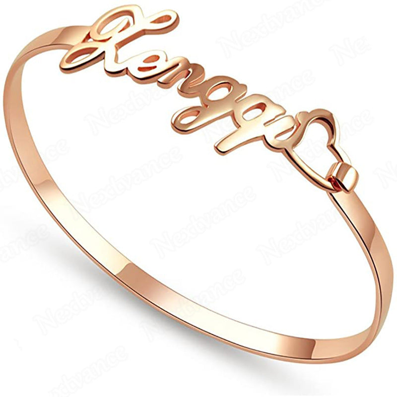 Personalized Stainless Steel Name Bracelet