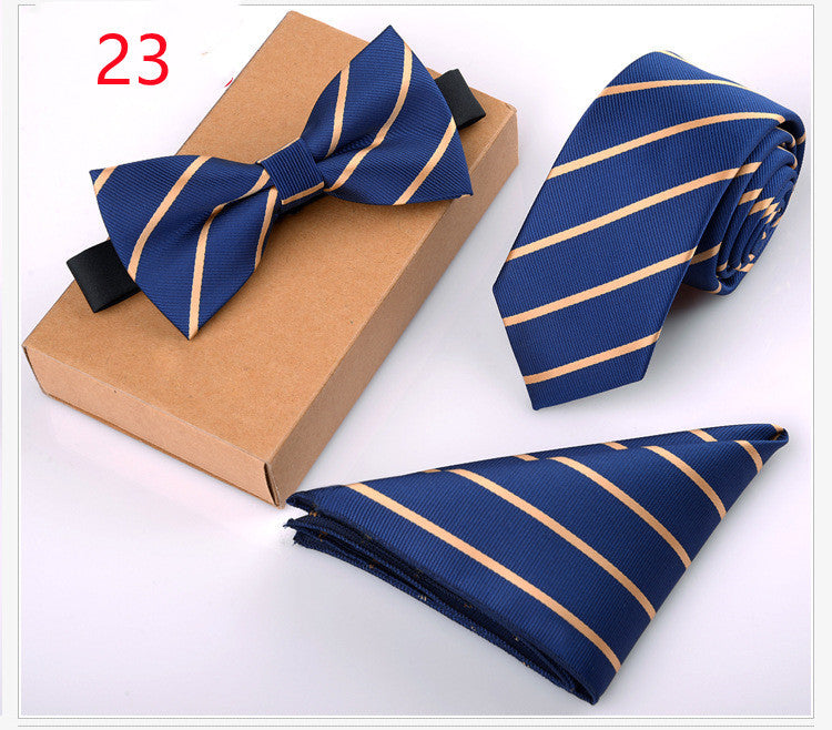 Checked Bot Tie Set