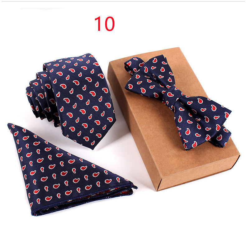 Checked Bot Tie Set