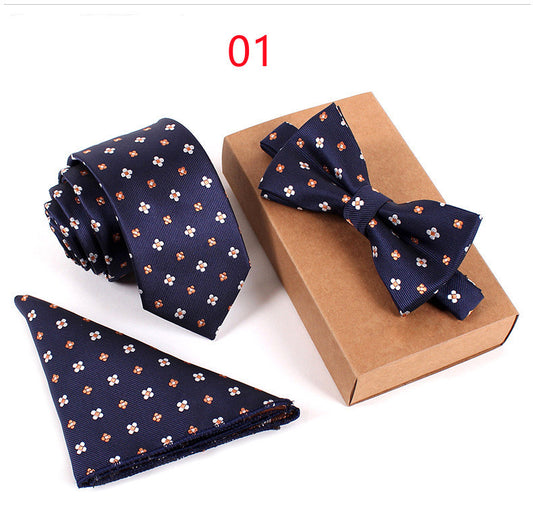 Checked Bot Tie Set