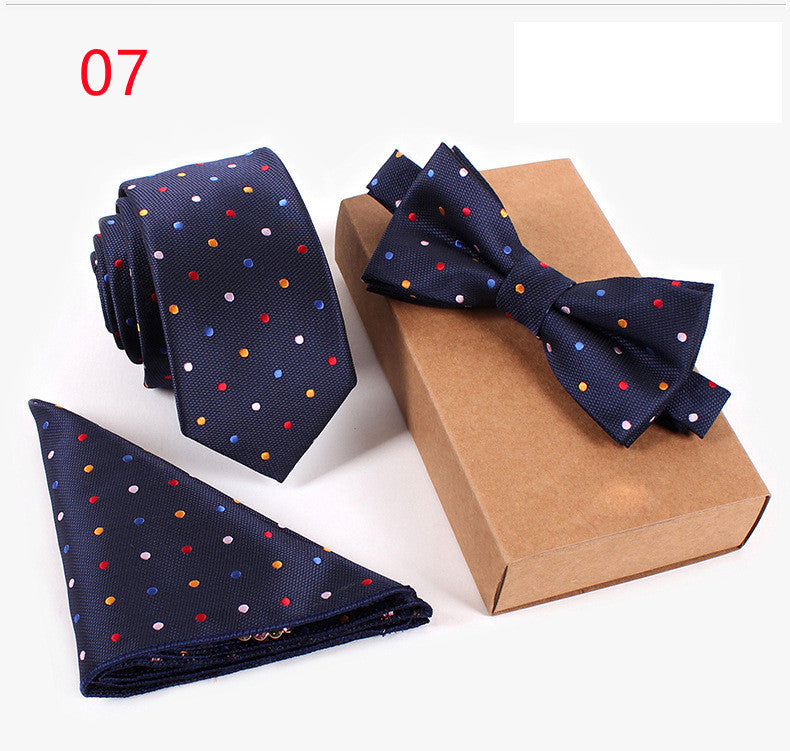 Checked Bot Tie Set