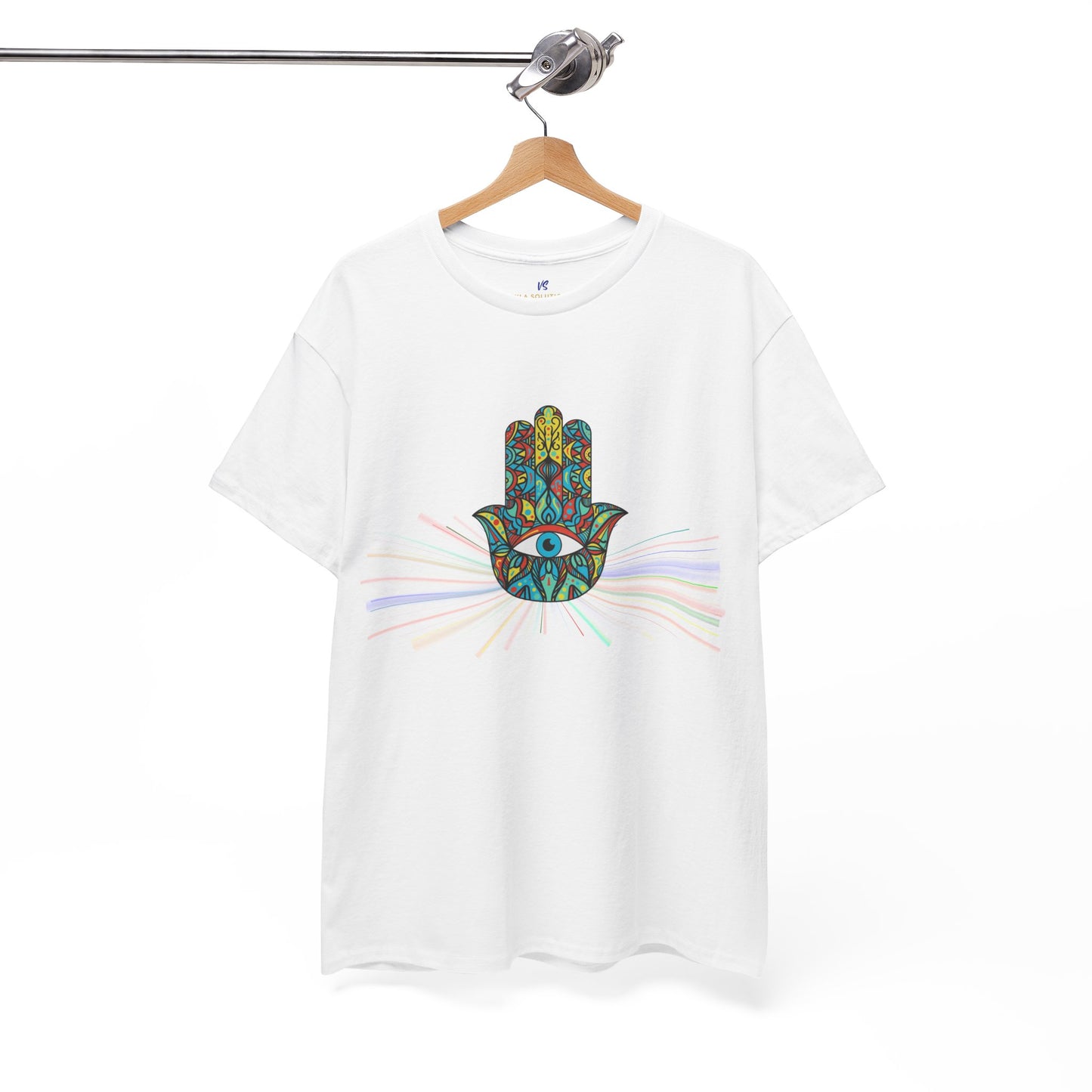 Unisex T-Shirt Heavy Cotton: VS Color Third Eye, Spiritual Graphic.