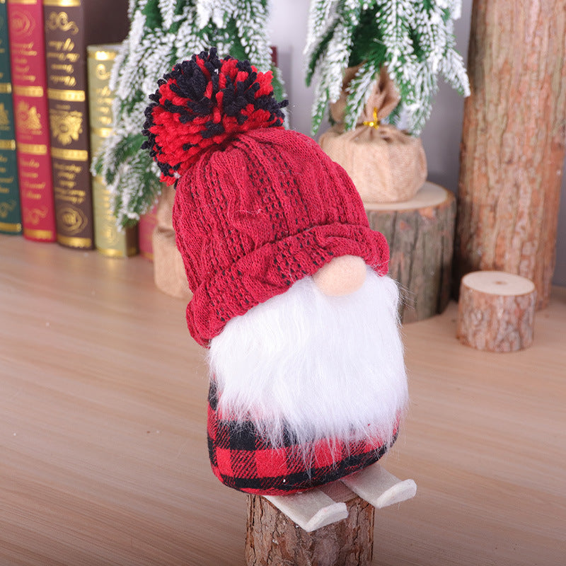 Cute Christmas Ski Doll Ornaments – Adorable Cloth Decorations for the Holidays