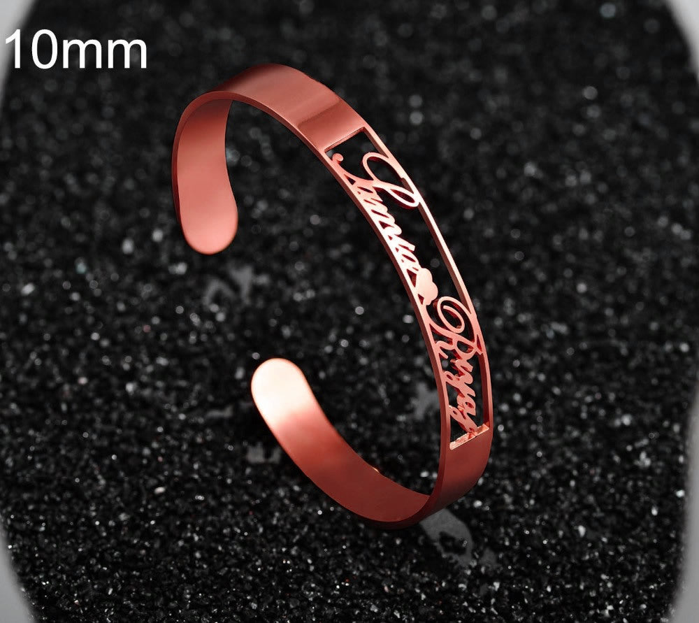 Customized Name Bracelet Steel Jewelry