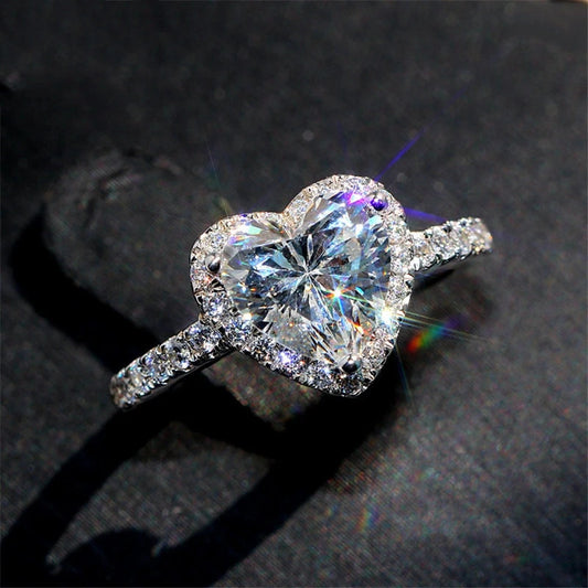 Fashion Personality Love Heart Ring For Women