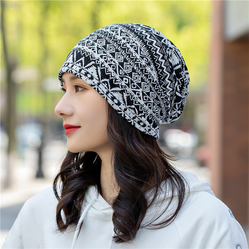 Head Ethnic Wind Series Korean Cashew Flower Bun Head Hat