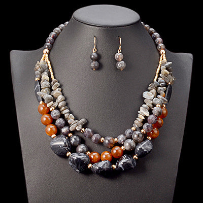 African Bead Jewelry Set