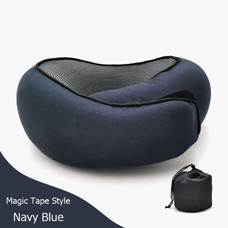 Travel Neck Cushion Durable U-Shaped - Cotton Nap Neck Pillow.