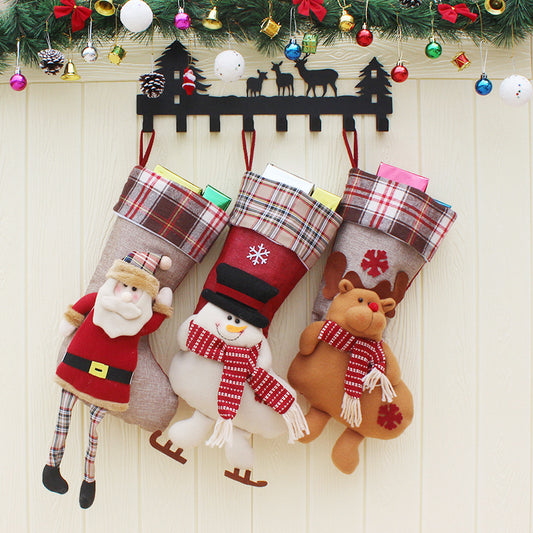 Adorable Christmas Gift Socks – Featuring Santa, Snowman, and Reindeer Designs