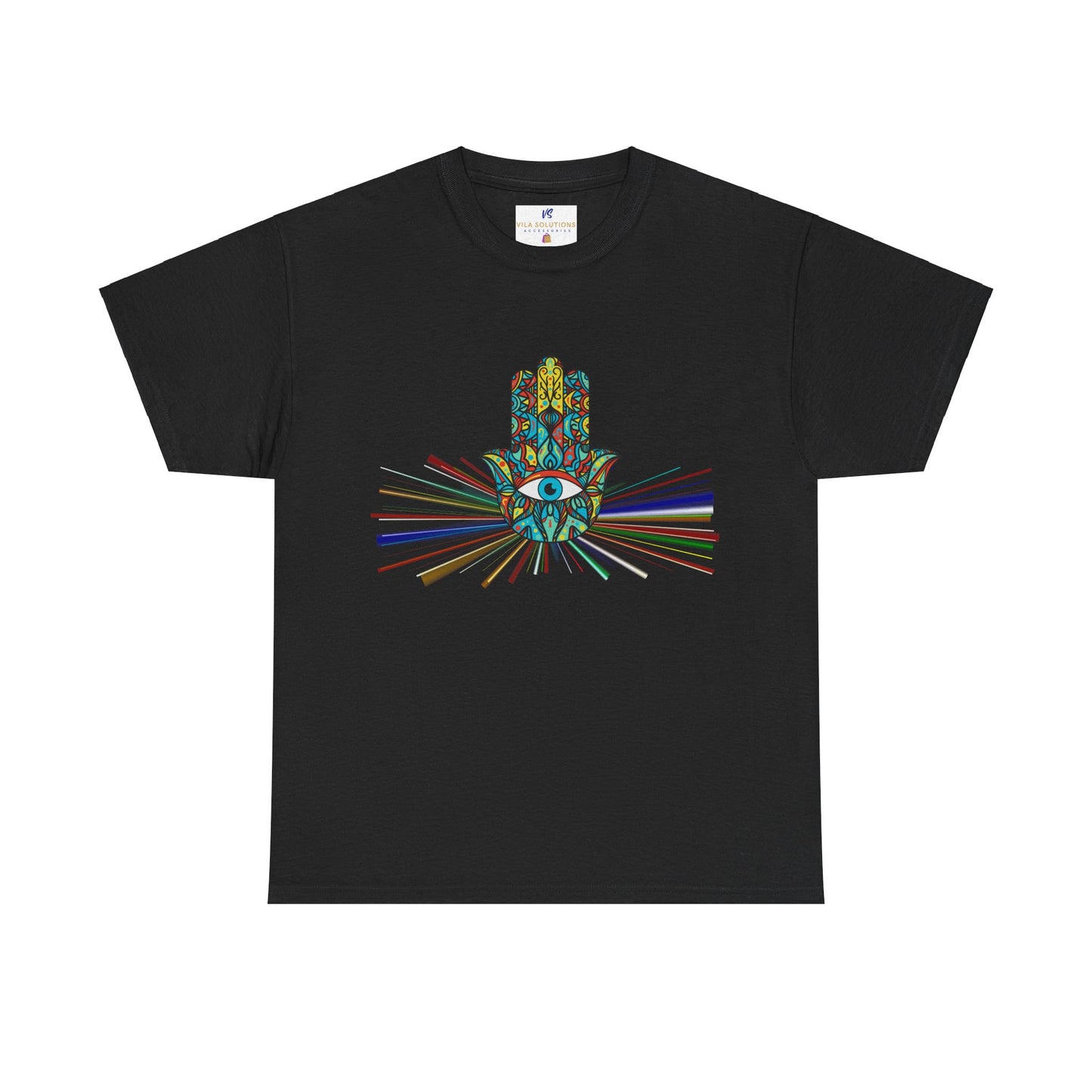 Unisex T-Shirt Heavy Cotton: VS Color Third Eye, Spiritual Graphic.