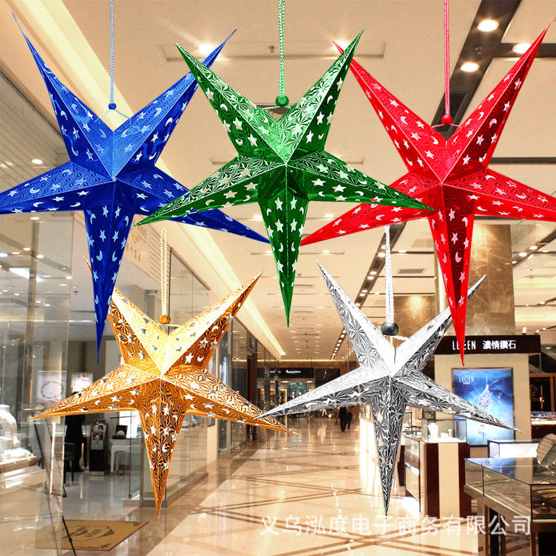 Festive Christmas Star Ornaments"