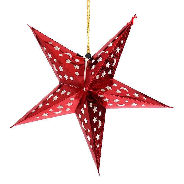 Festive Christmas Star Ornaments"