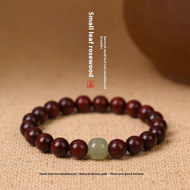 Natural Pterocarpus Santalinus Couple Bracelet for Men and Women