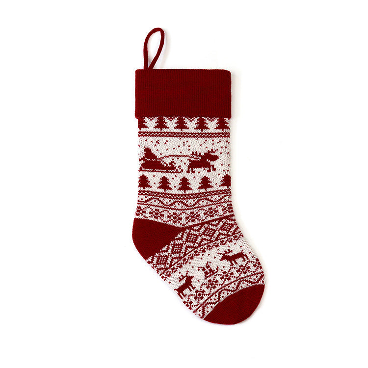 Knitted Christmas Stockings – Festive Designs Featuring Santa, Snowmen, and More