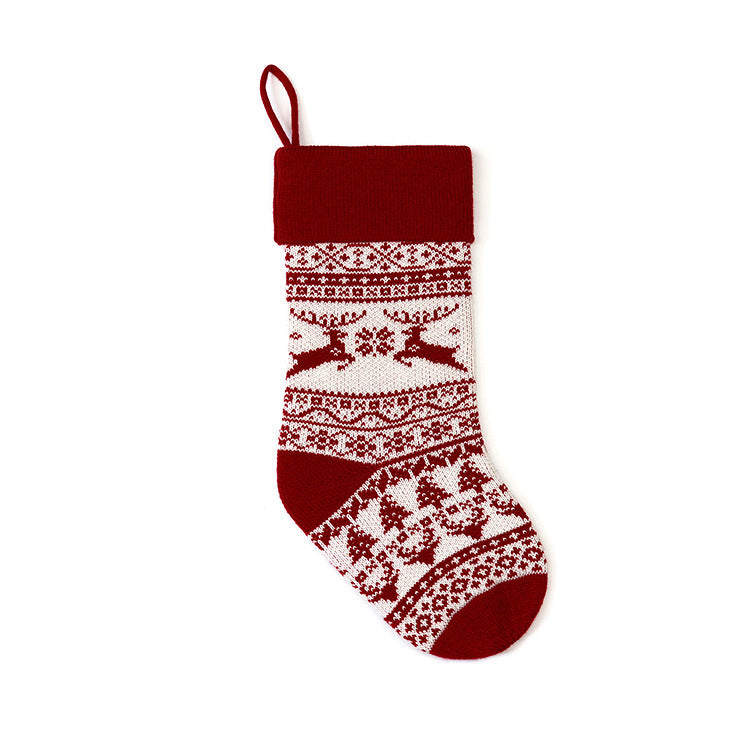 Knitted Christmas Stockings – Festive Designs Featuring Santa, Snowmen, and More