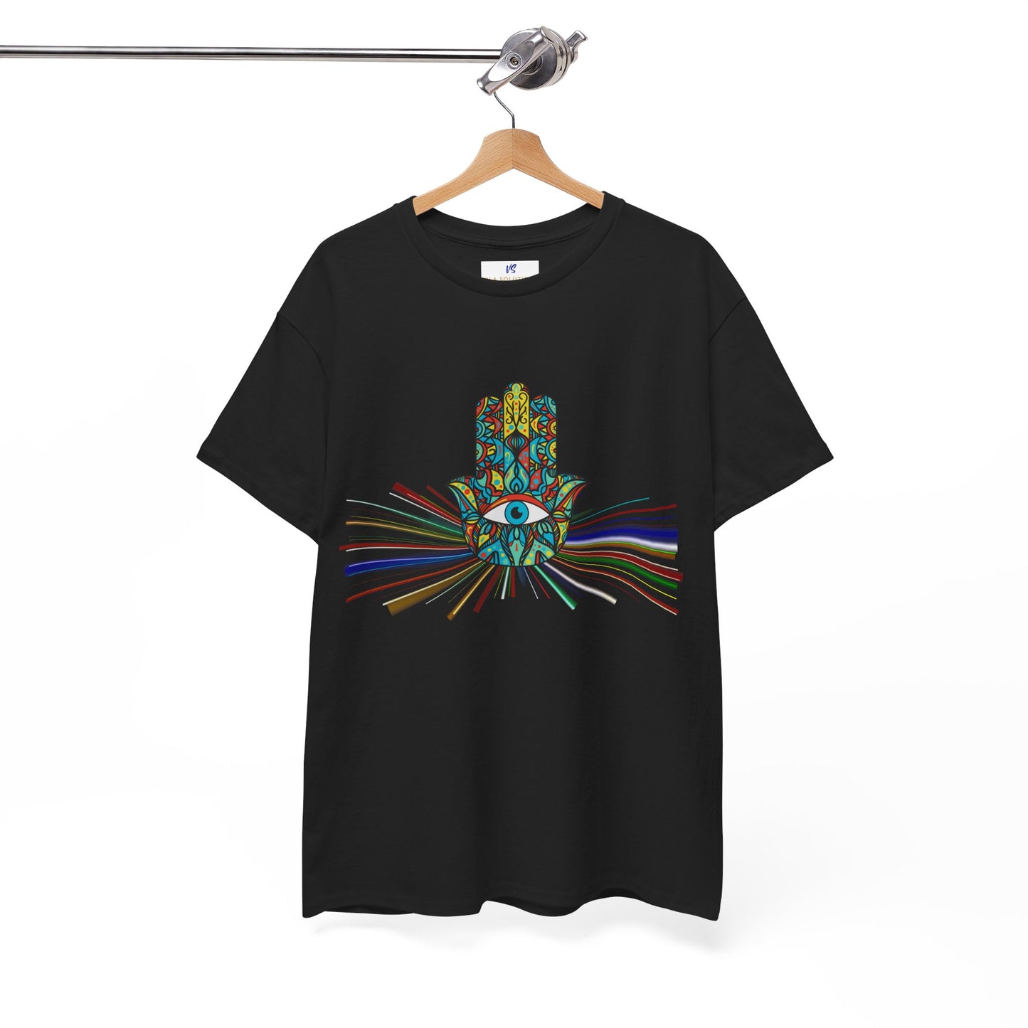 Unisex T-Shirt Heavy Cotton: VS Color Third Eye, Spiritual Graphic.