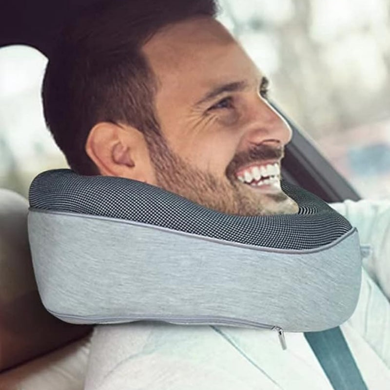 Travel Neck Cushion Durable U-Shaped - Cotton Nap Neck Pillow.