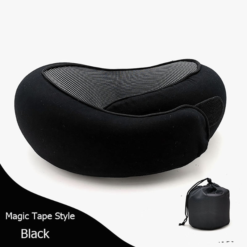 Travel Neck Cushion Durable U-Shaped - Cotton Nap Neck Pillow.