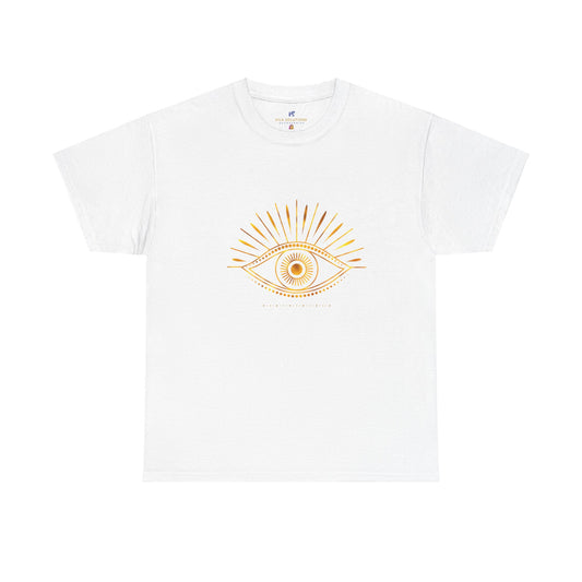 Unisex T-Shirt Heavy Cotton: VS Third Eye, Spiritual Graphic, Meditation Apparel.