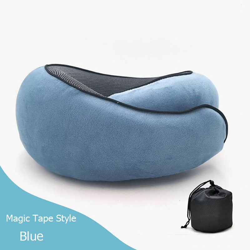 Travel Neck Cushion Durable U-Shaped - Cotton Nap Neck Pillow.