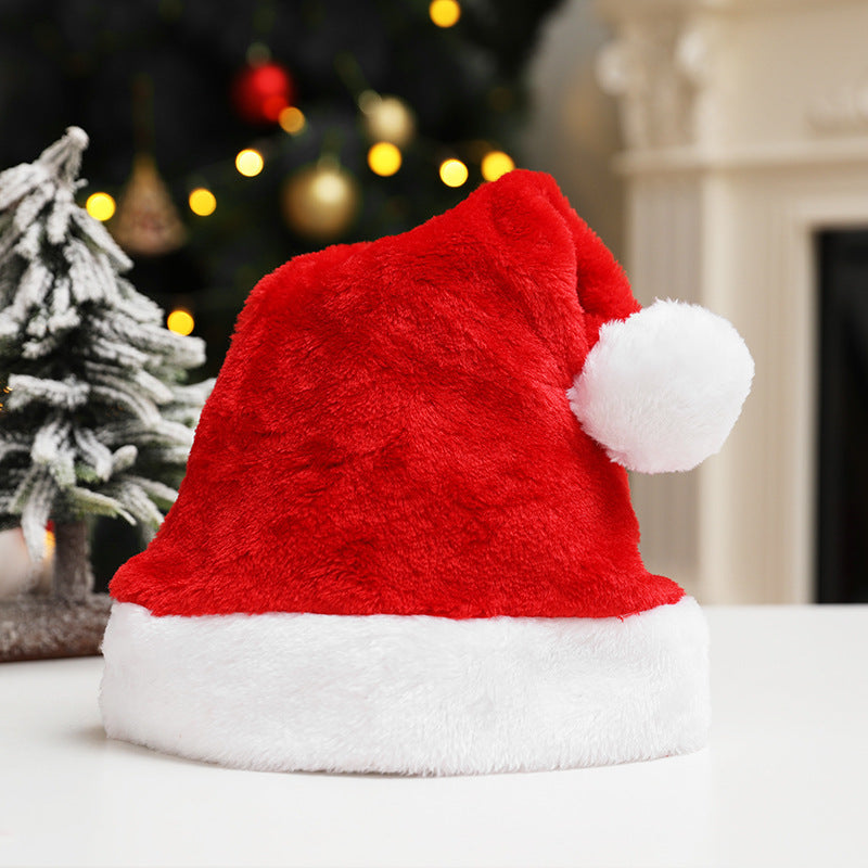 High Quality Super Soft Velvet Santa Hat for Christmas