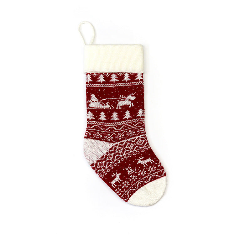 Knitted Christmas Stockings – Festive Designs Featuring Santa, Snowmen, and More