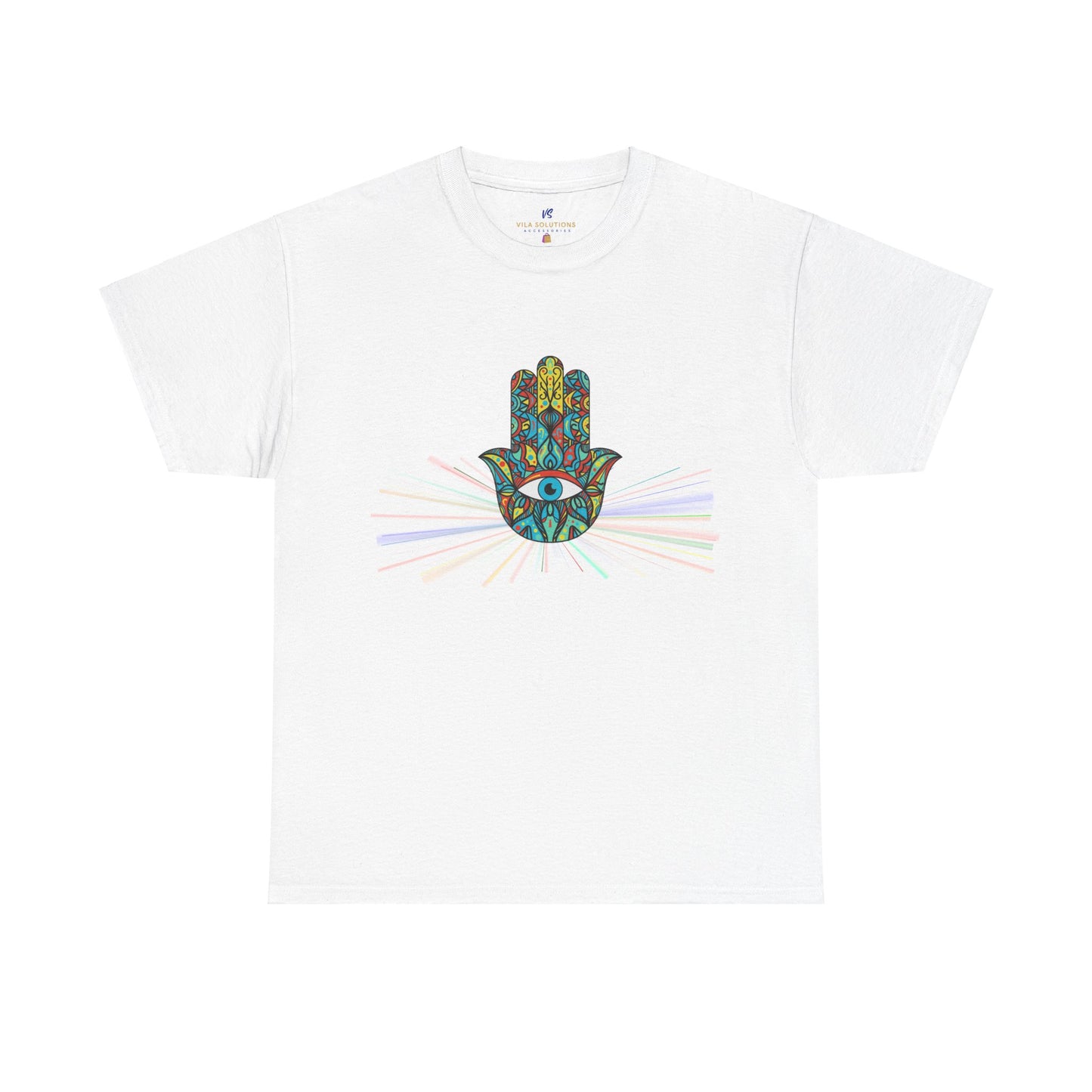 Unisex T-Shirt Heavy Cotton: VS Color Third Eye, Spiritual Graphic.