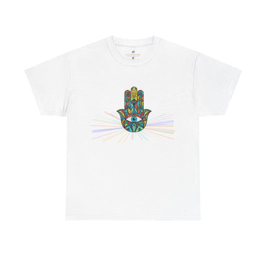 Unisex T-Shirt Heavy Cotton: VS Color Third Eye, Spiritual Graphic.