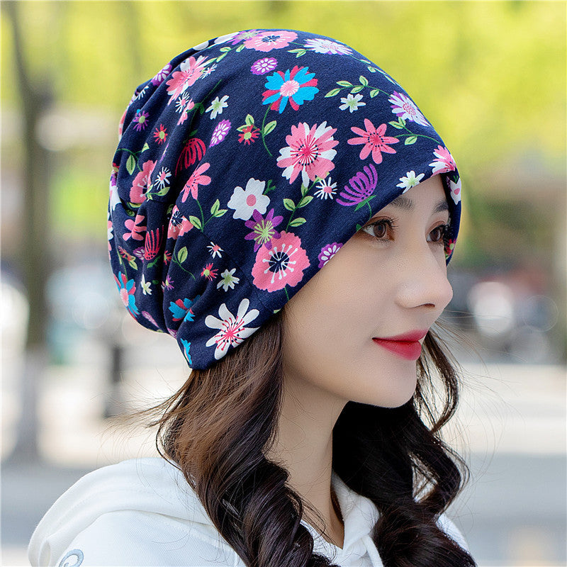 Head Ethnic Wind Series Korean Cashew Flower Bun Head Hat