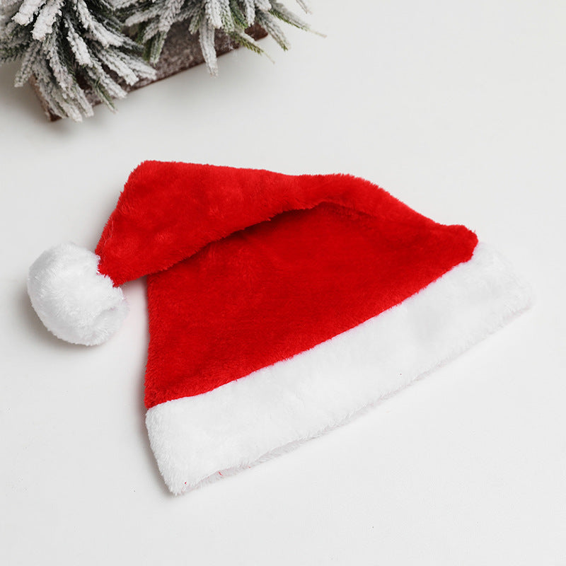 High Quality Super Soft Velvet Santa Hat for Christmas