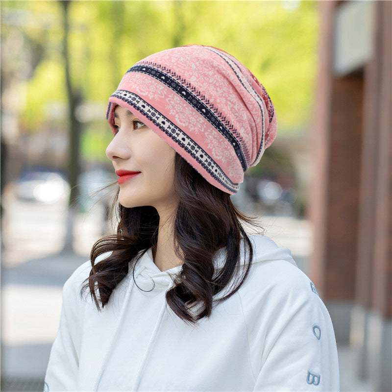 Head Ethnic Wind Series Korean Cashew Flower Bun Head Hat