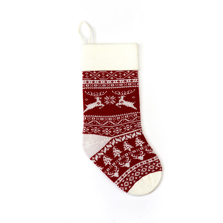 Knitted Christmas Stockings – Festive Designs Featuring Santa, Snowmen, and More