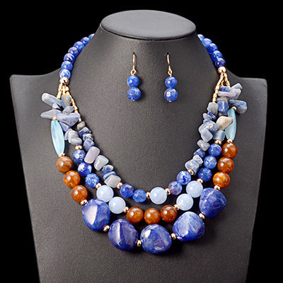 African Bead Jewelry Set