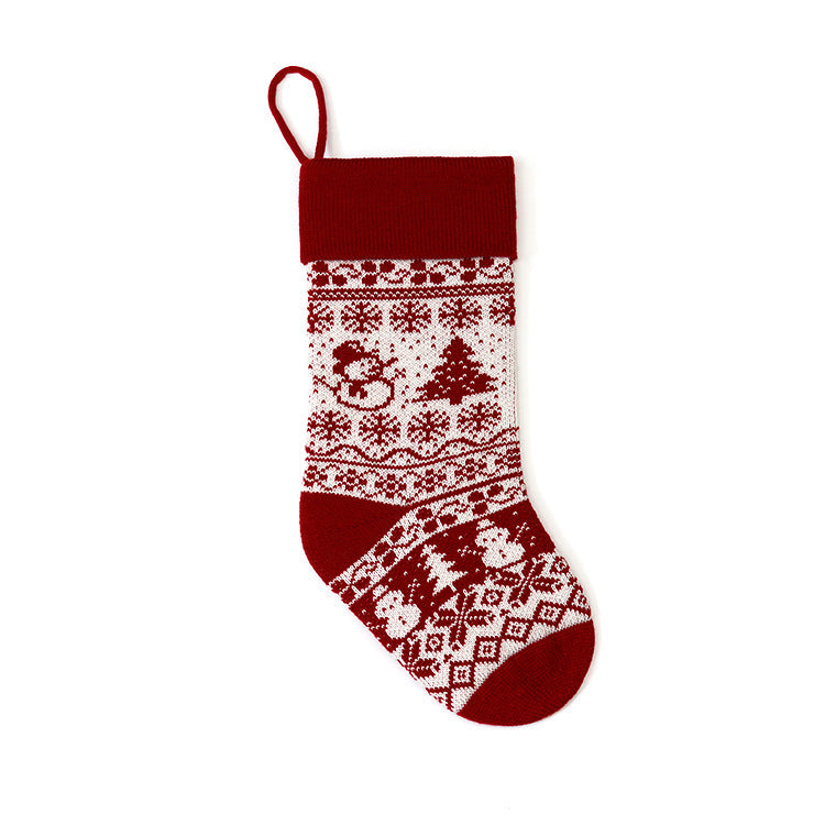 Knitted Christmas Stockings – Festive Designs Featuring Santa, Snowmen, and More