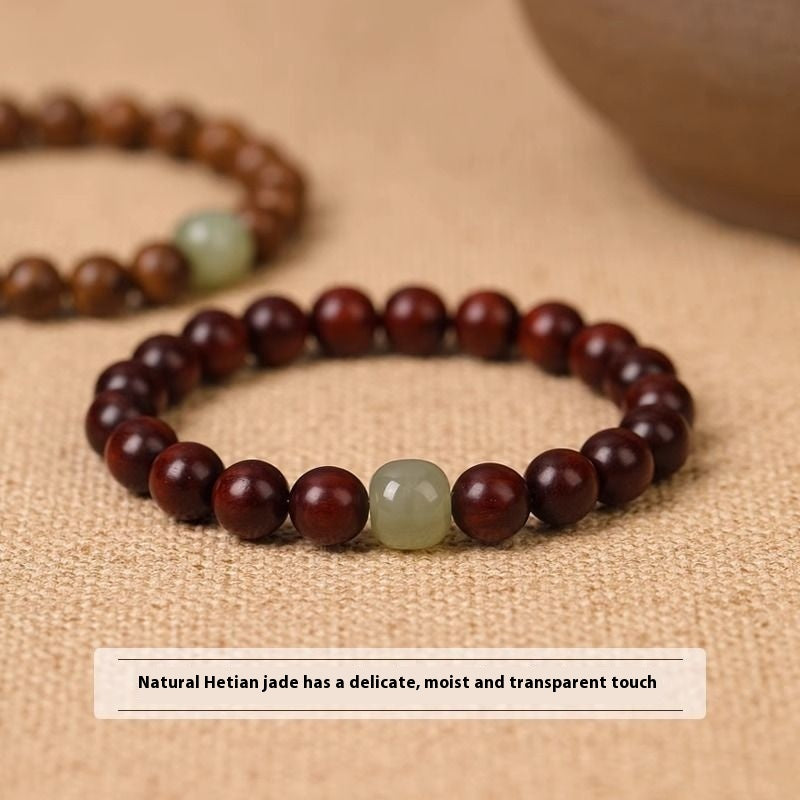 Natural Pterocarpus Santalinus Couple Bracelet for Men and Women