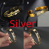 Customized Name Bracelet Steel Jewelry