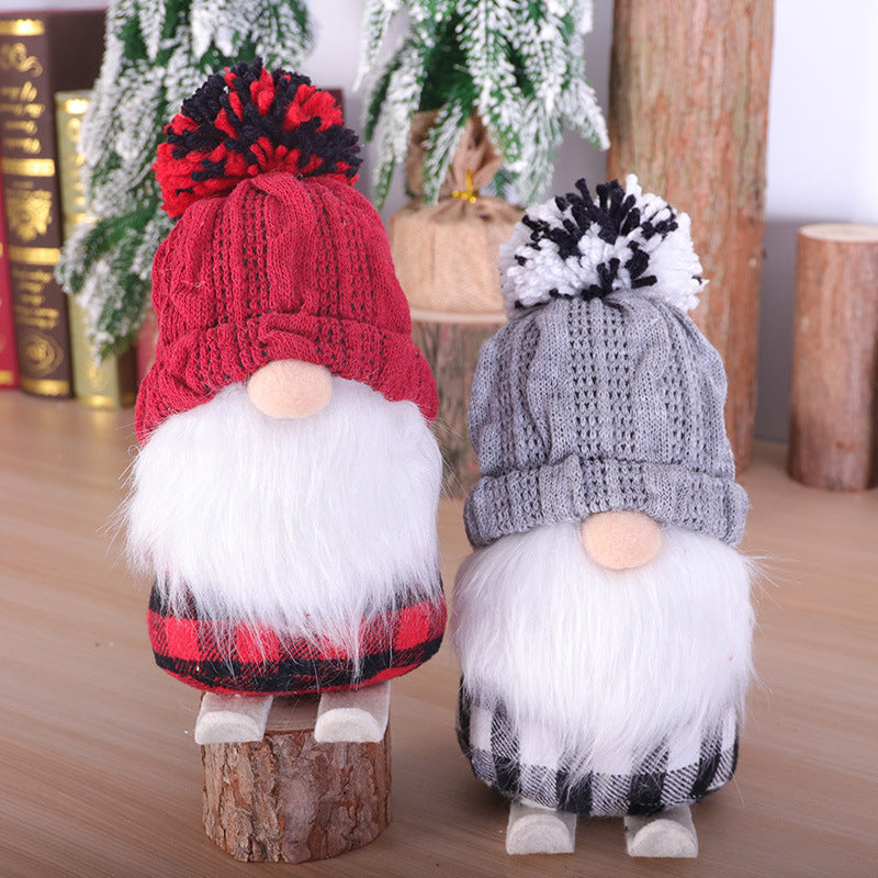 Cute Christmas Ski Doll Ornaments – Adorable Cloth Decorations for the Holidays